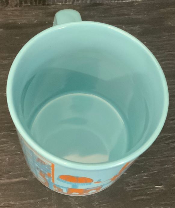 Staffordshire Potteries Vintage Blue Fireplace Den Mug