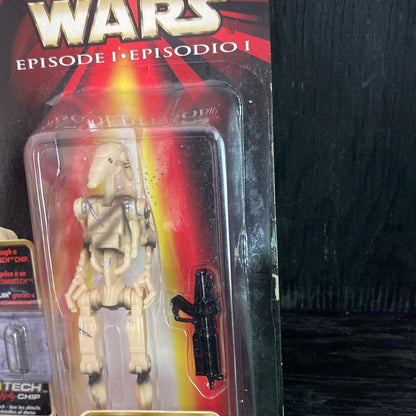 Star Wars Episode 1 Battle Droid Action Figure New Variant Card