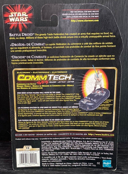 Star Wars Episode 1 Battle Droid Action Figure New Variant Card