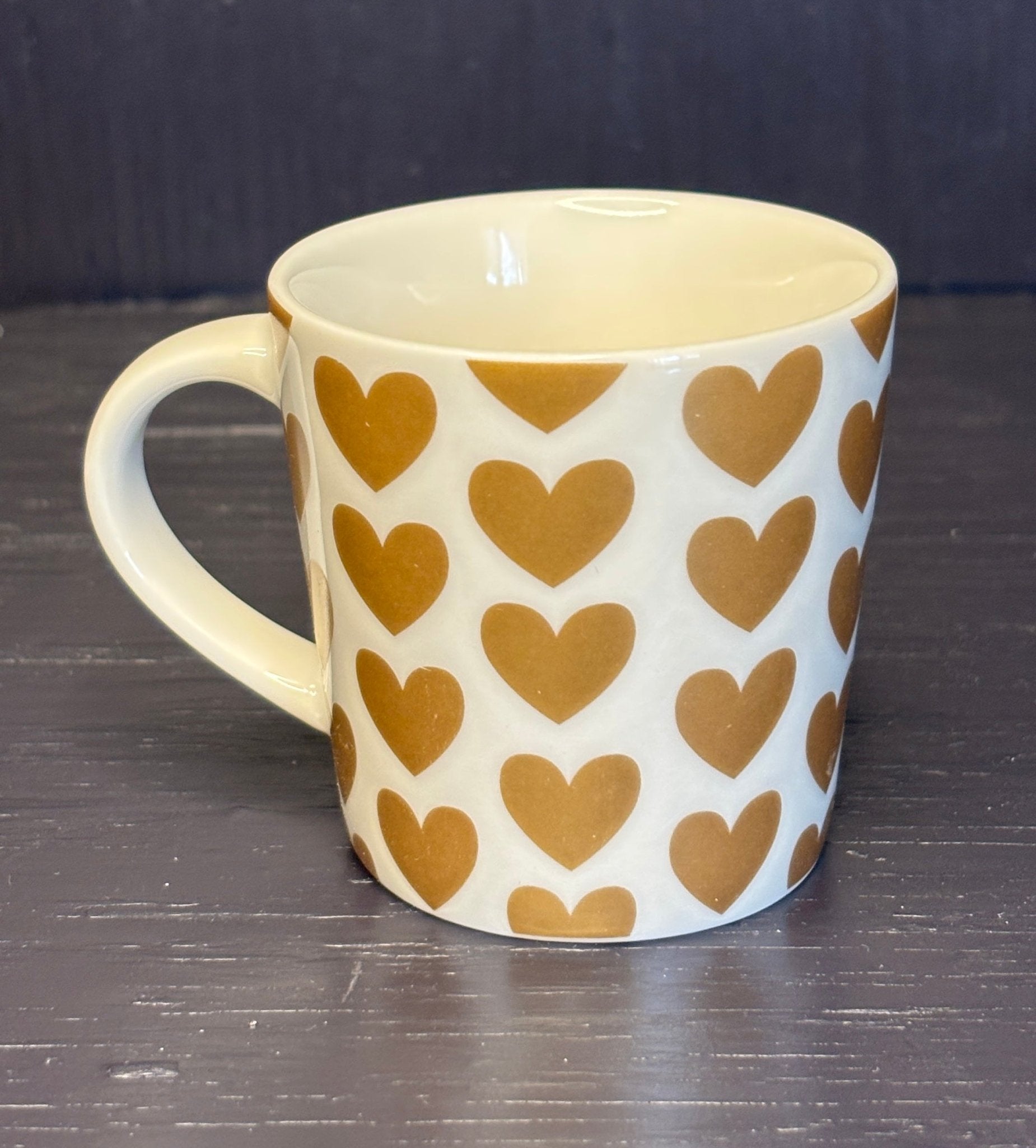 Starbucks Gold Heart Design Espresso cup