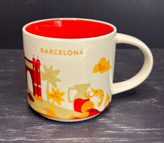 Starbucks You Are Here Barcelona Coffee Mug