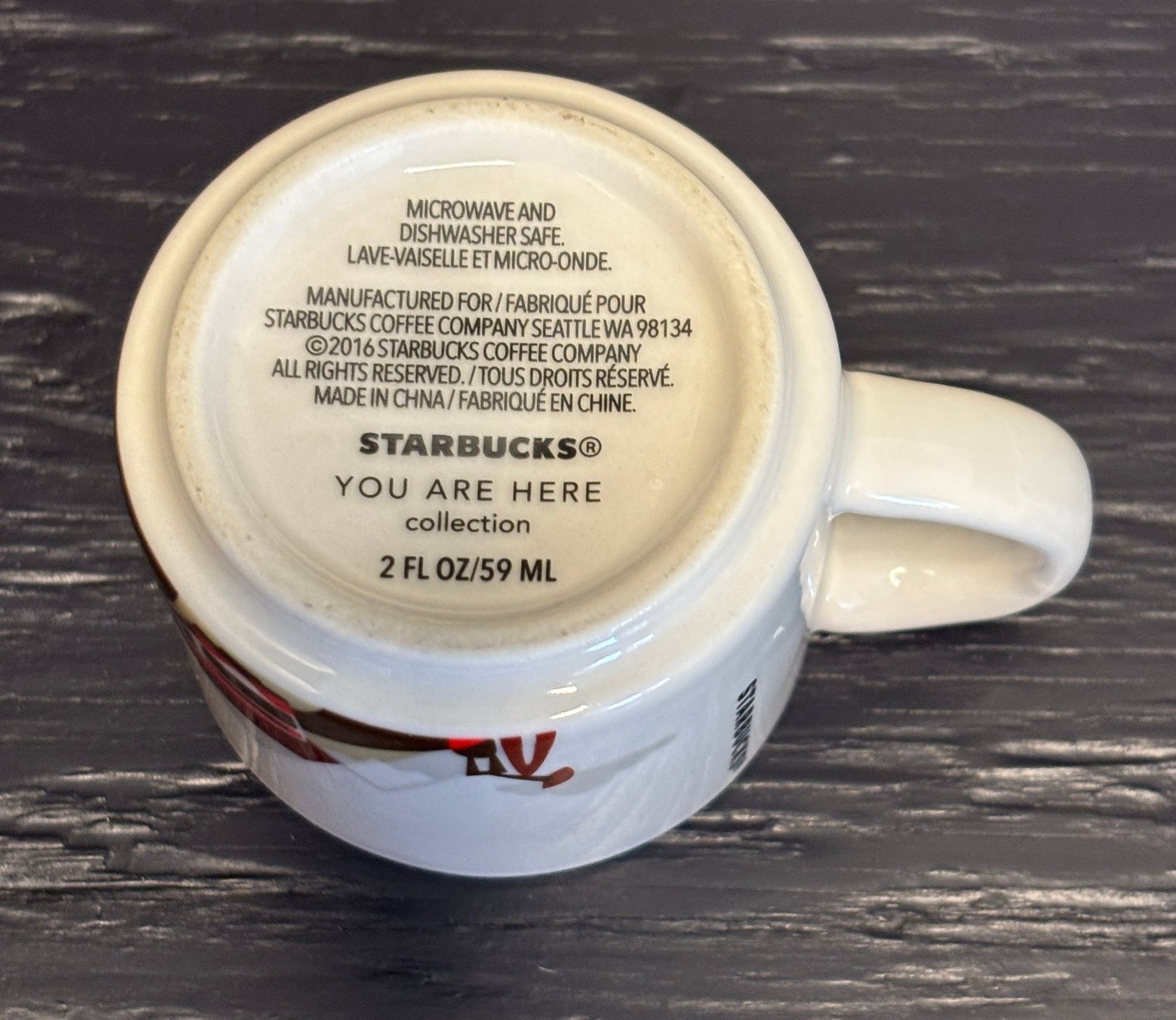 Starbucks You Are Here Calgary Espresso Mug