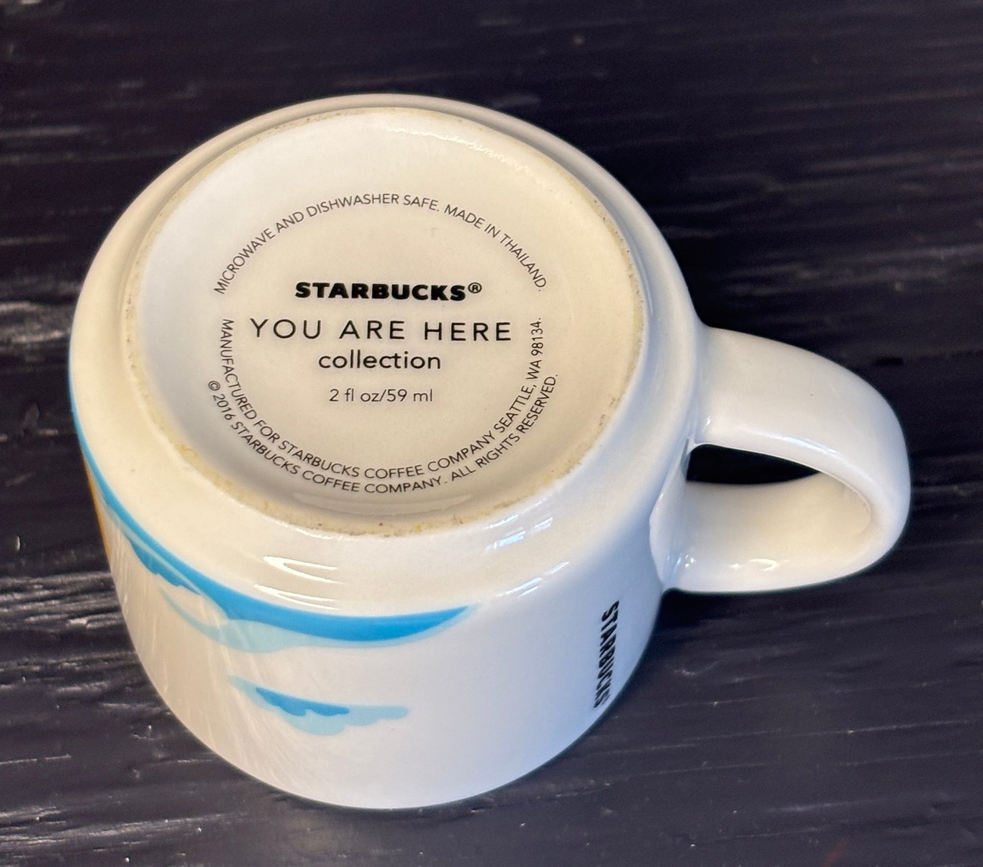 Starbucks You Are Here California Espresso Mug