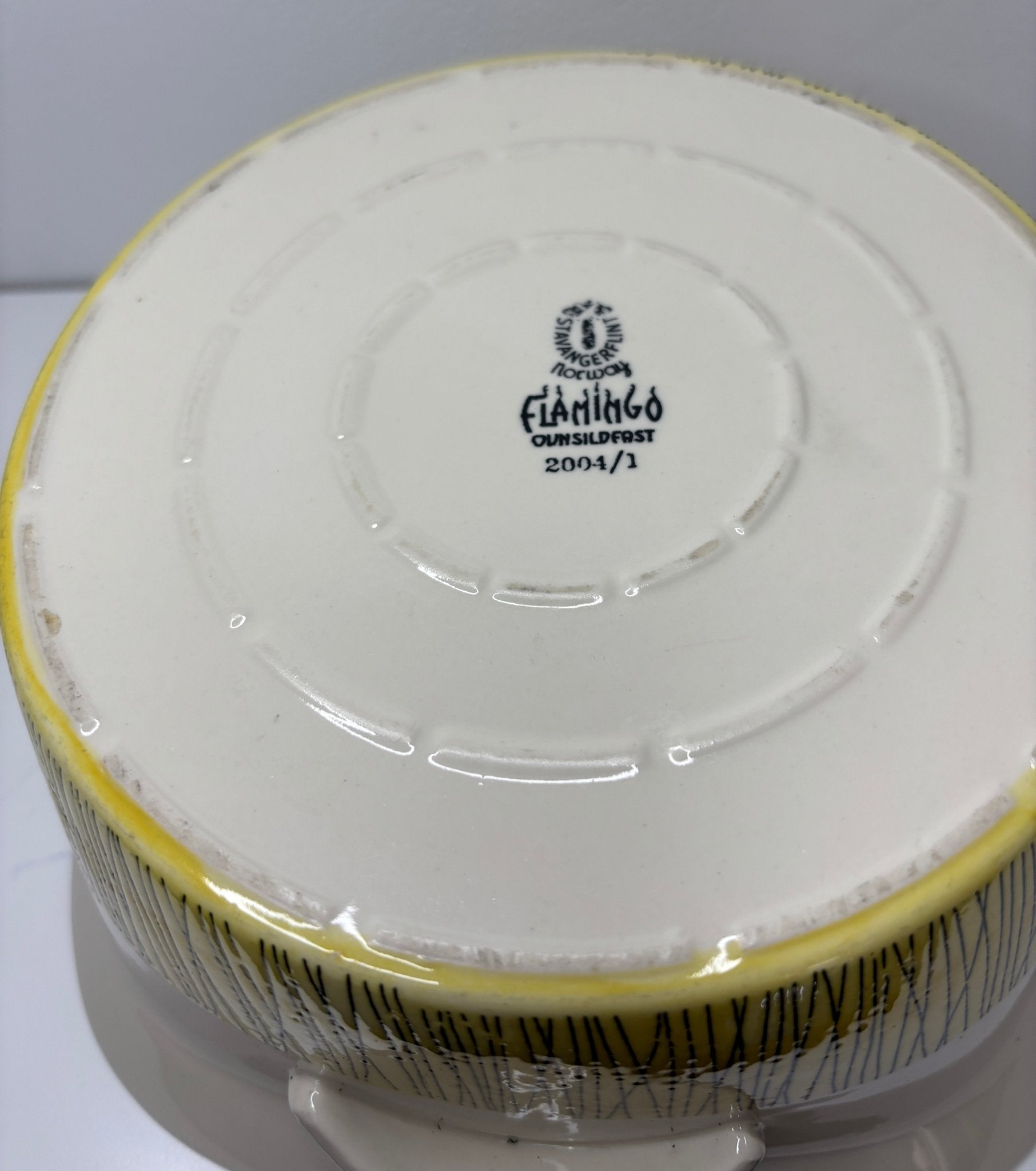 Stavangerflint Norway Flamingo Pattern Casserole Dish