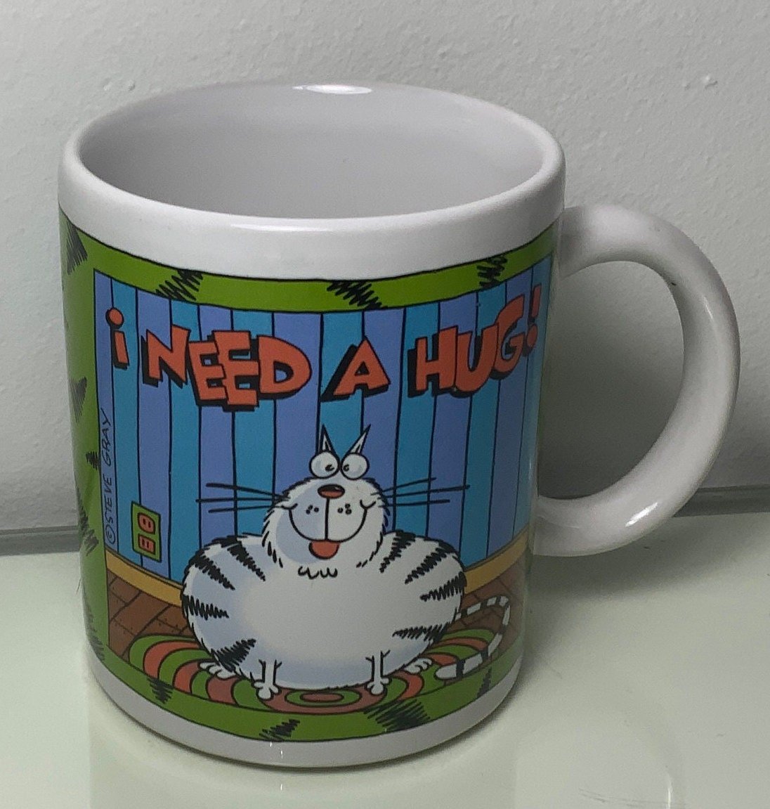 Steve Gray I need a Hug Cat Coffee Mug - HLJ at HomeSteve Gray I need a Hug Cat Coffee MugFunnySteve Gray