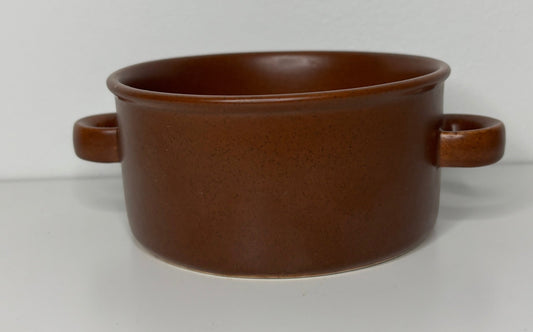 Stonehenge Midwinter Brown Handled Soup Bowls