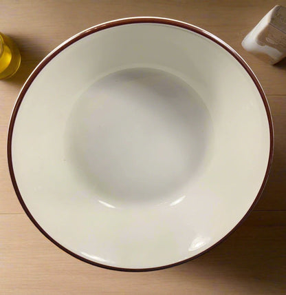 Stonehenge Midwinter Café Au Lait Salad Serving Bowl
