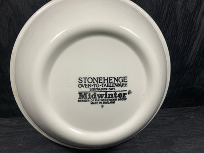 Stonehenge Midwinter Café Au Lait Salad Bowl