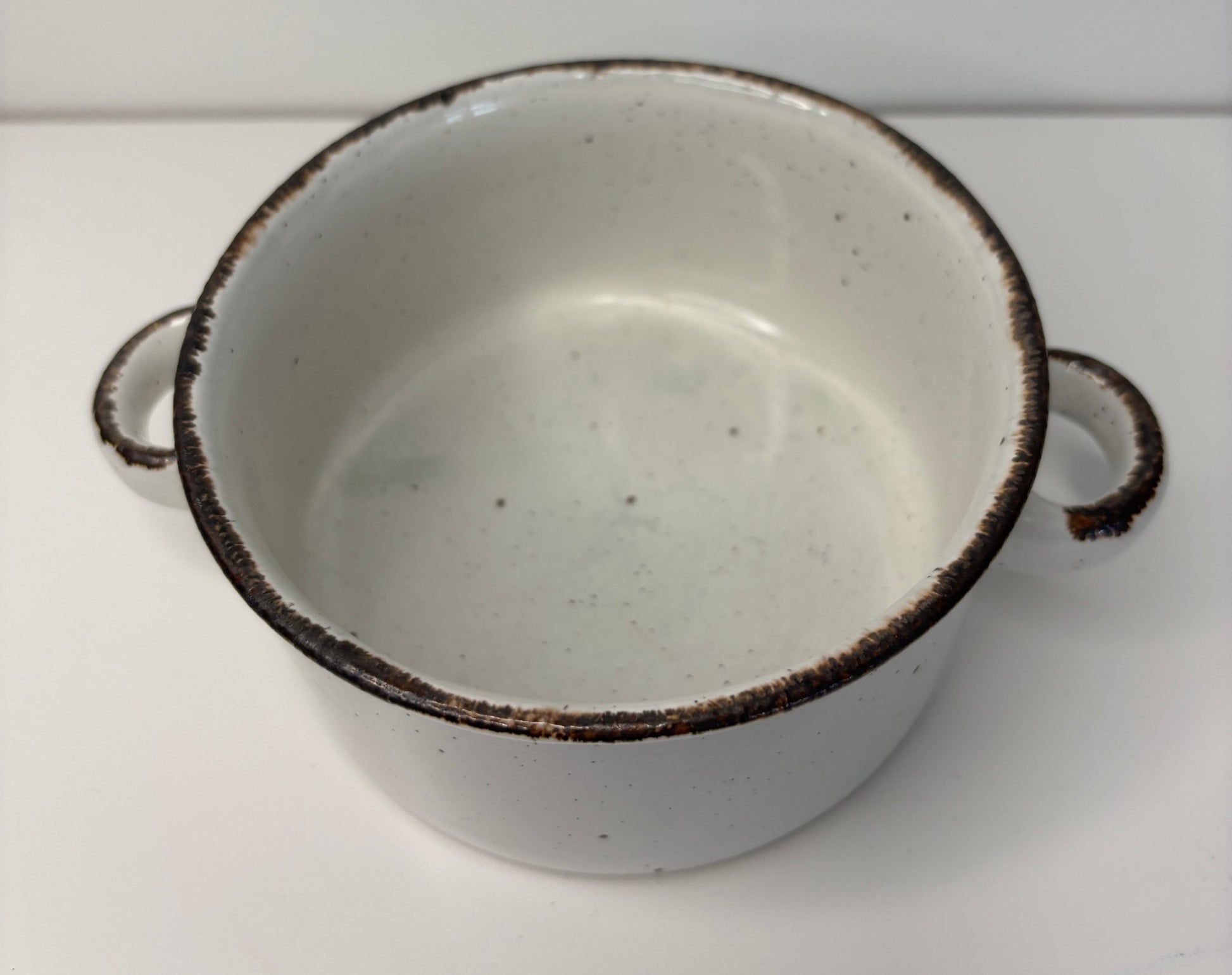 Stonehenge Midwinter Creation Handled Flat Soup Bowls