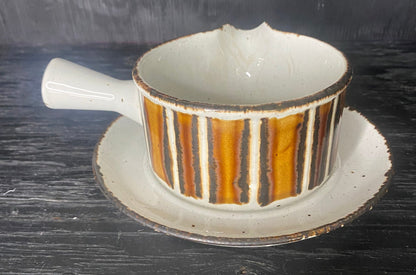 Stonehenge Midwinter Earth Gravy Boat and Saucer