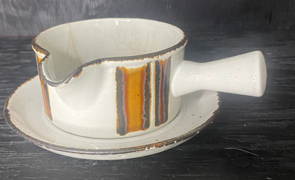 Stonehenge Midwinter Earth Gravy Boat and Saucer
