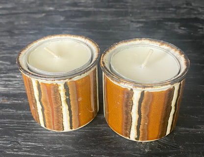 Stonehenge Midwinter Earth Votive Candle Holders