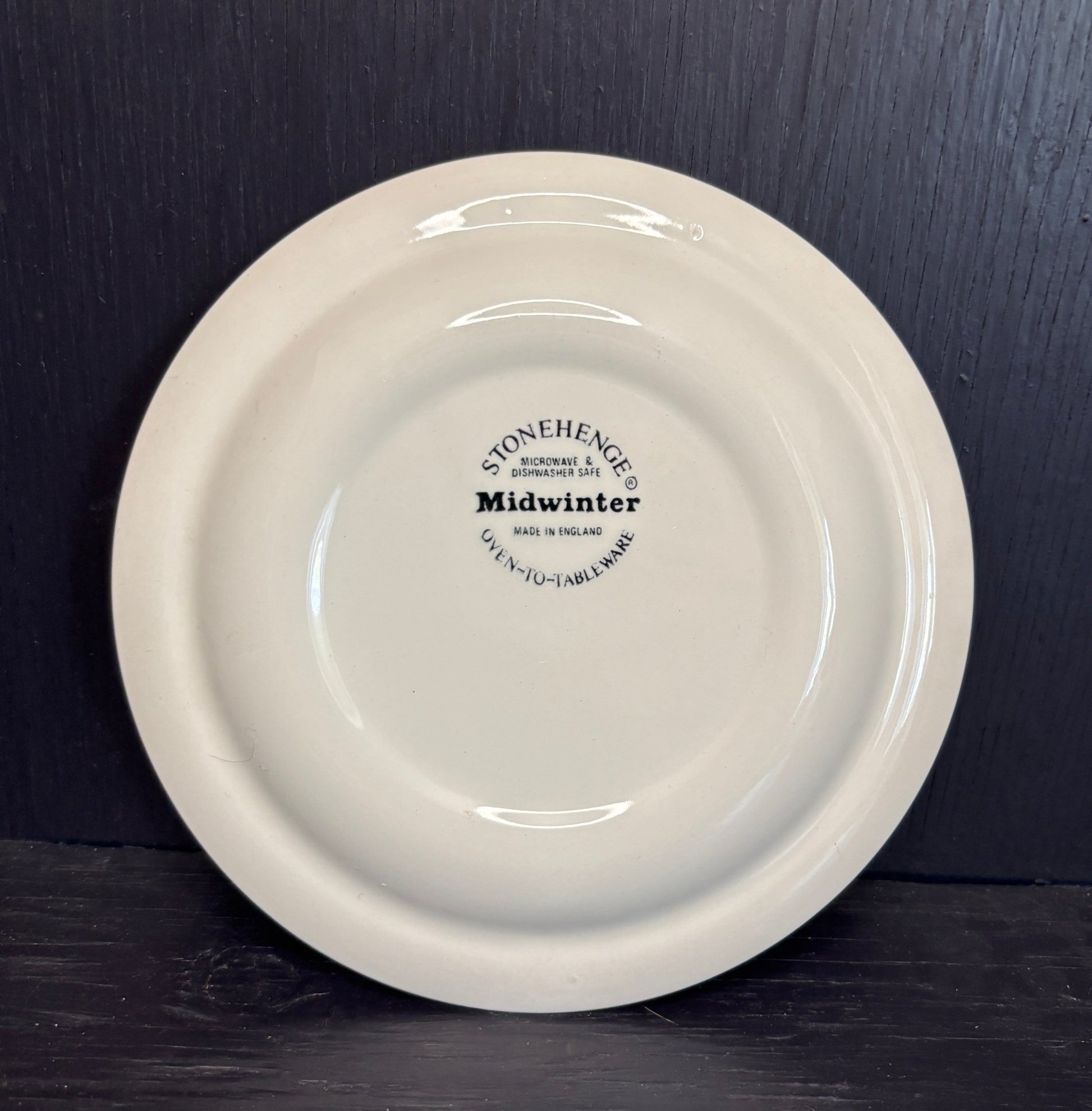Stonehenge Midwinter White Bread & Butter Plates