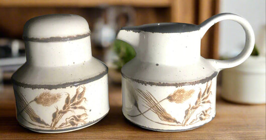 Stonehenge Midwinter Wild Oats Creamer and Sugar Bowl - HLJ at HomeStonehenge Midwinter Wild Oats Creamer and Sugar BowlSugar Bowl and CreamerStonehenge Midwinter