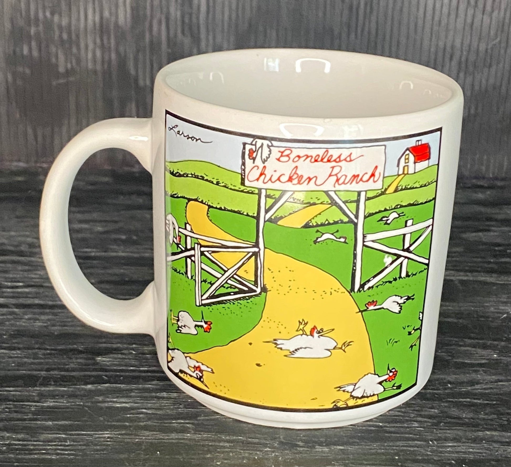 The Far Side Boneless Chicken Ranch Mug - HLJ at HomeThe Far Side Boneless Chicken Ranch MugMugGary Larson