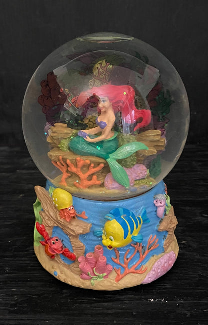 The Little Mermaid Ariel Ursula Musical Snow Globe