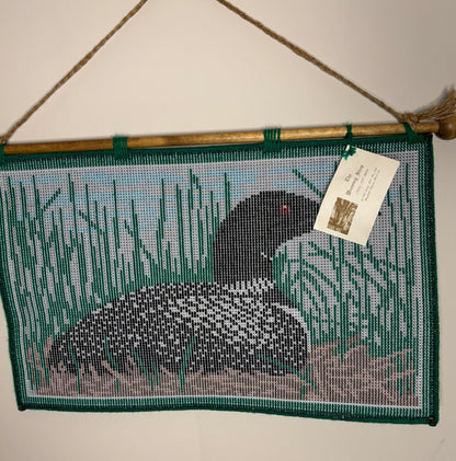 The Weaving Shop Loon Latch Hook Tapestry