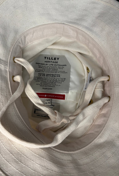 Tilley Heritage Beige Bucket Hat 7-5/8 XL New