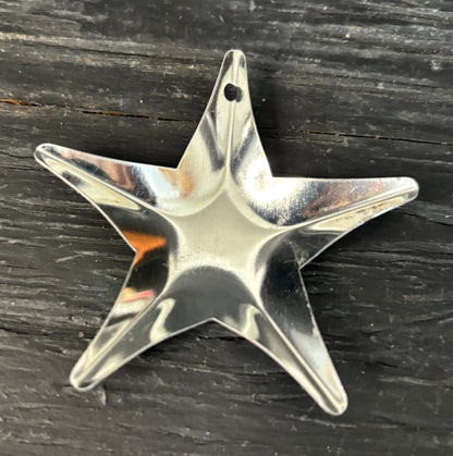 Tin Christmas Tree Star Ornaments vintage