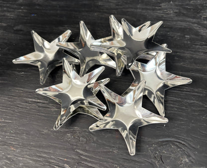 Tin Christmas Tree Star Ornaments