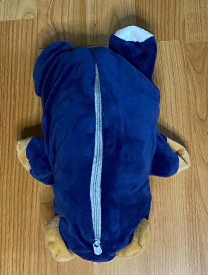 Toddler Toronto Maple Leafs Cubcoats Blue 2 - in - 1 Transforming Full - Zip Hoodie & Soft Plushi