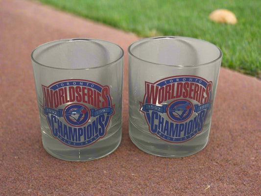 Toronto Blue Jays 1992 1993 World Series Champions Rock Glasses set - HLJ at HomeToronto Blue Jays 1992 1993 World Series Champions Rock Glasses setRock GlassesToronto Blue Jays