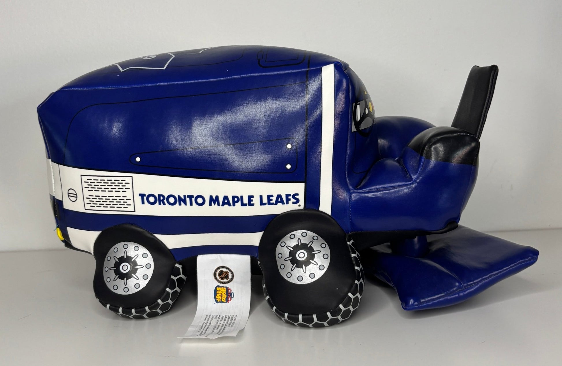 Toronto Maple Leafs Zamboni replica on a white background