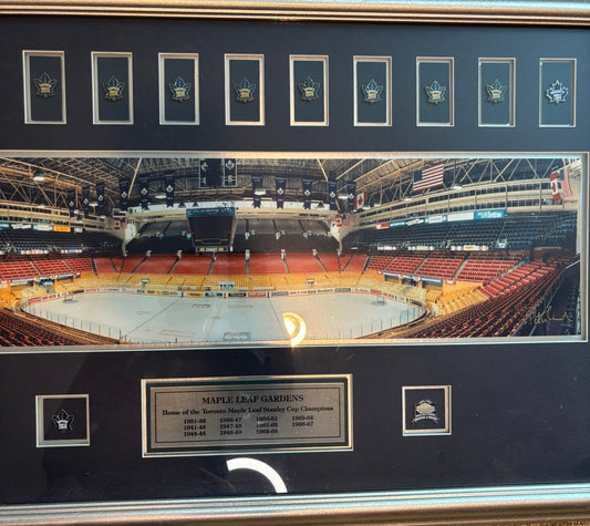 Toronto Maple Leafs Maple Leaf Gardens Stanley Cup Limited Edition Framed Photograph