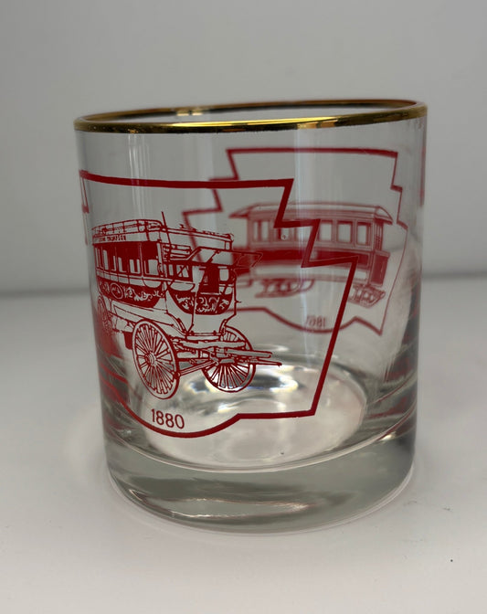 Toronto Transit Commission Number 327 Open Bench Car Rock Glass
