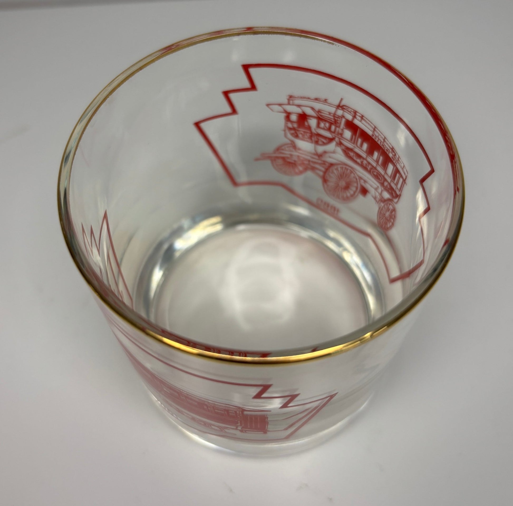 Toronto Transit Commission Number 327 Open Bench Car Rock Glass