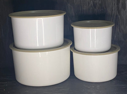 Tupperware 4 Piece One Touch Canisters