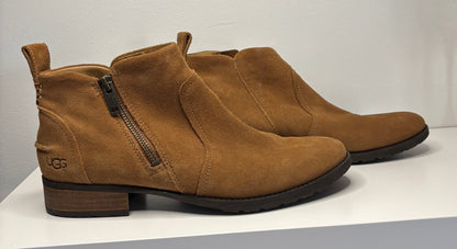 UGG Aureo Brown Suede Ankle Boots