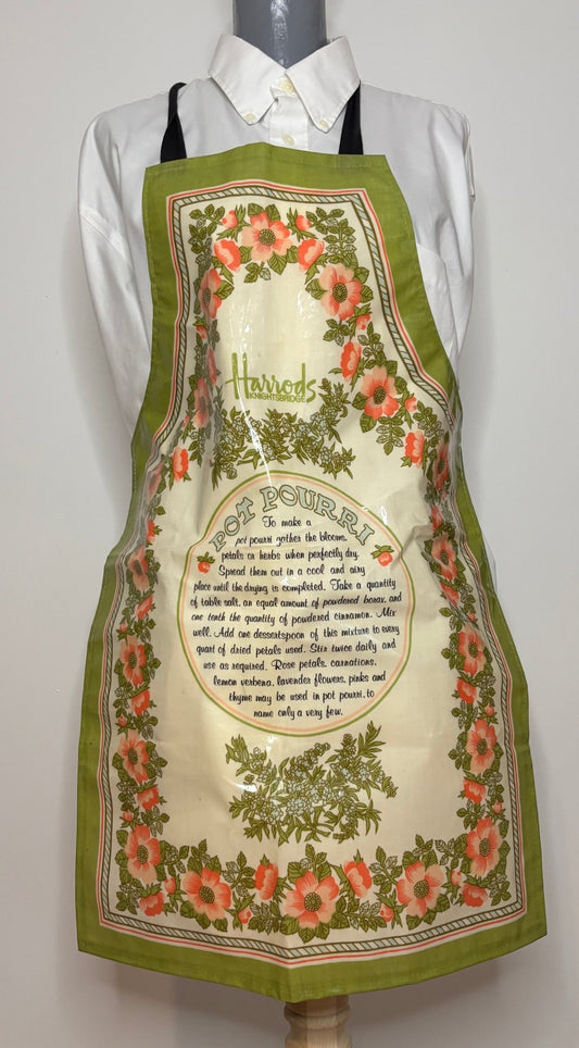 Ulster Harrods Knightsbridge Vinyl BBQ Apron