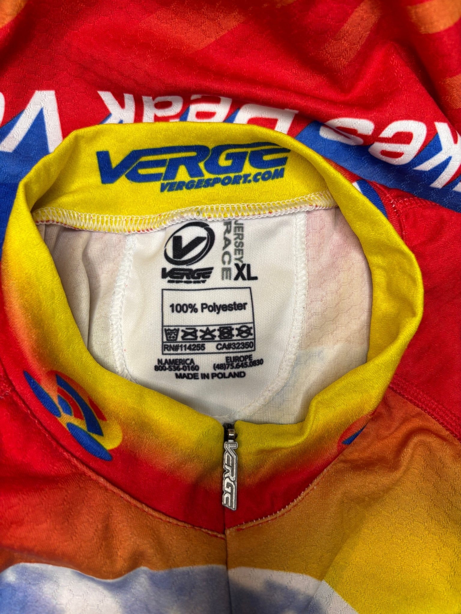 Verge Sport Pikes Peak Velo Cycling Race Jersey XL - HLJ at HomeVerge Sport Pikes Peak Velo Cycling Race Jersey XLRace JerseyVerge Sport