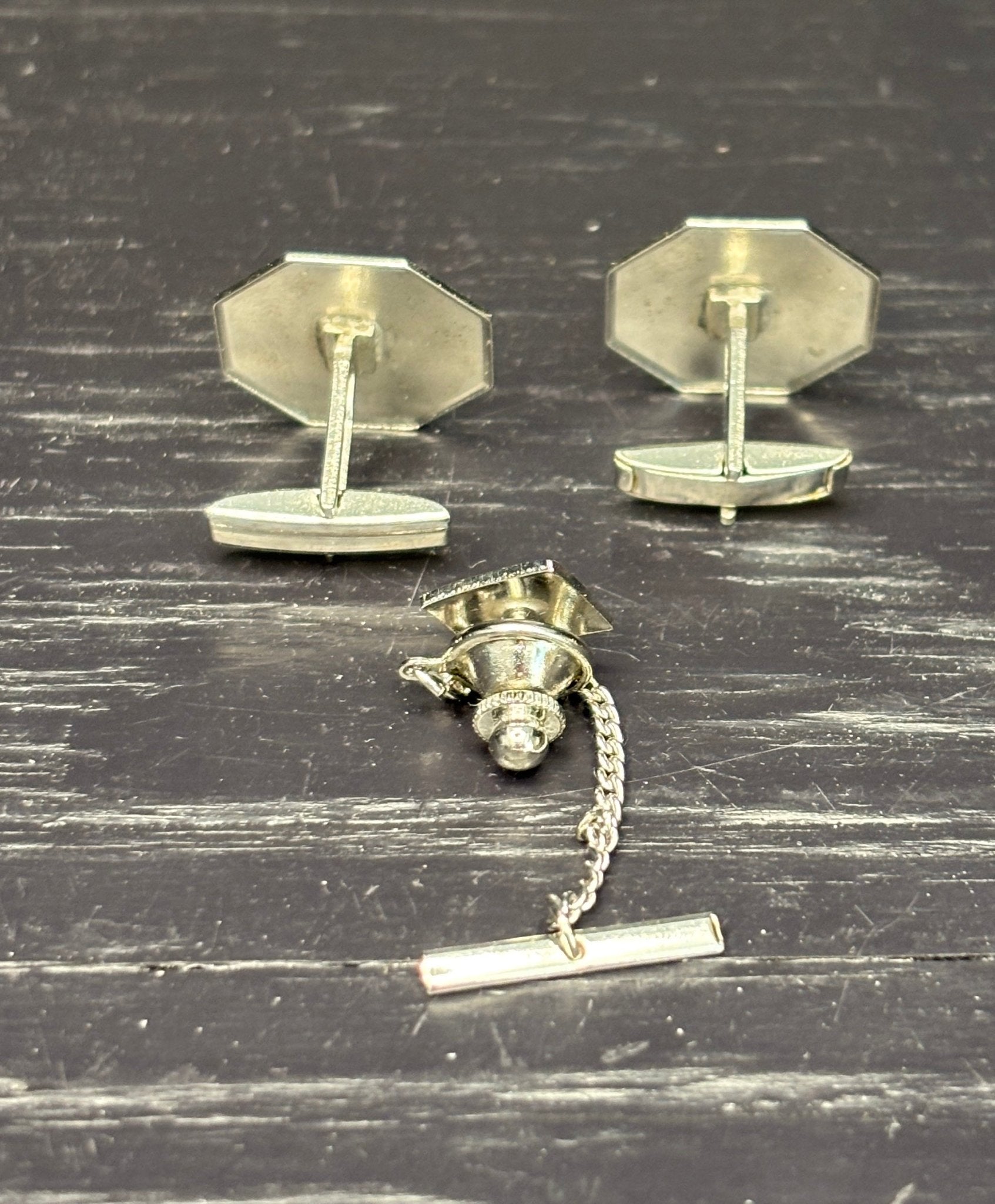 Vintage 1967 Canada Centennial Cufflinks and Tie Pin
