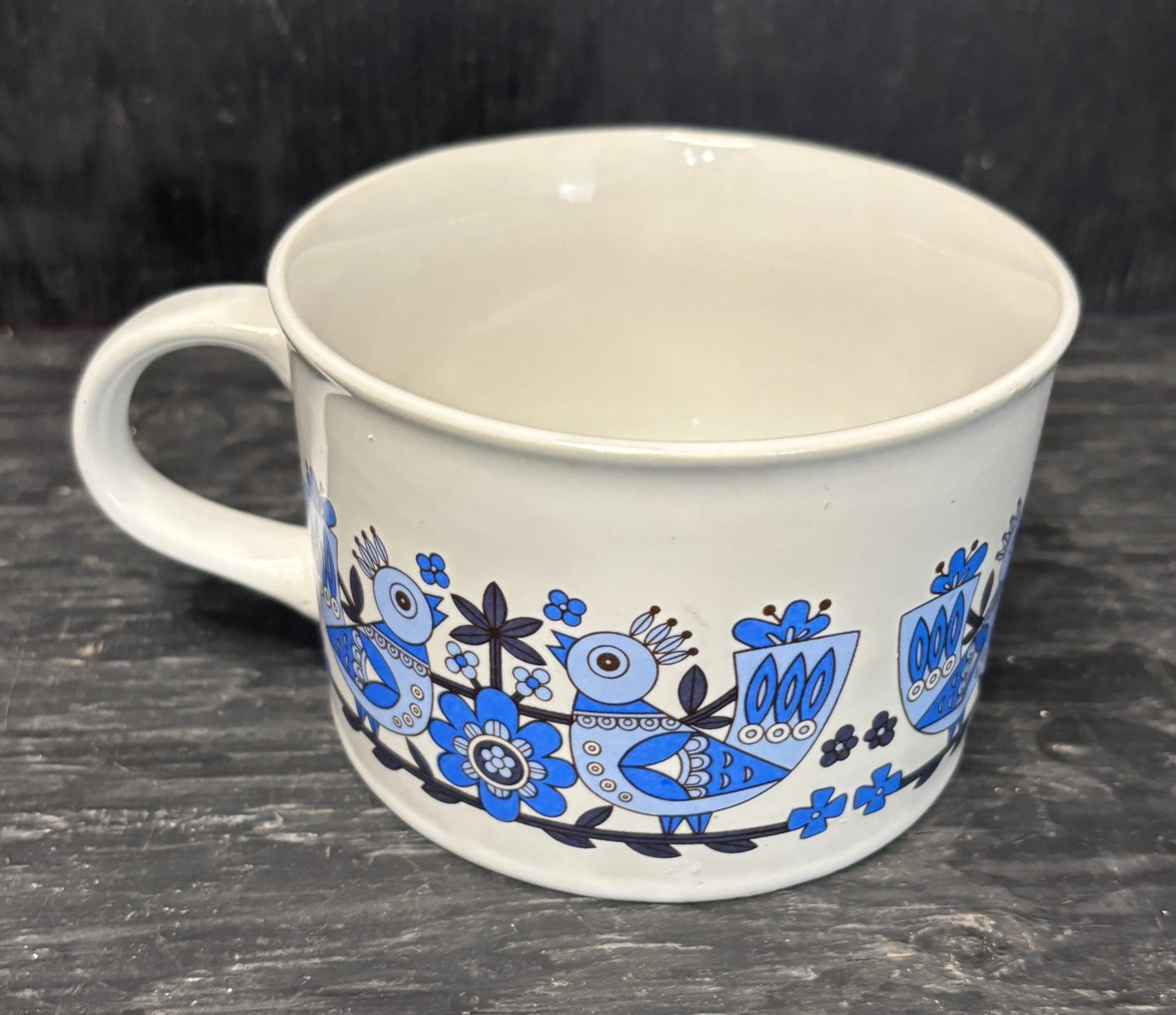 Vintage 1982 FTD Blue Bird Soup Mug - HLJ at HomeVintage 1982 FTD Blue Bird Soup MugSoup BowlFTD