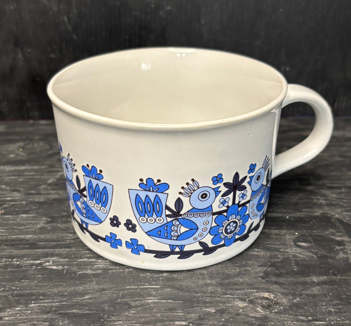 Vintage 1982 FTD Blue Bird Soup Mug - HLJ at HomeVintage 1982 FTD Blue Bird Soup MugSoup BowlFTD