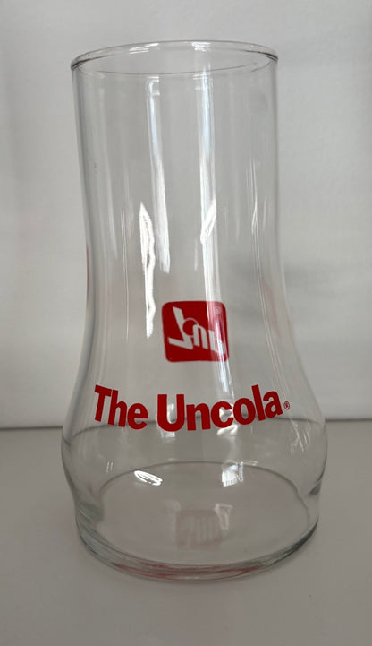 Vintage 7UP The Uncola Upside Down Drink Glass Set