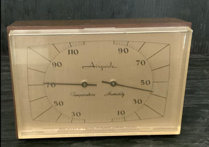 Vintage Airguide Desktop Thermometer and Humidity Gauge