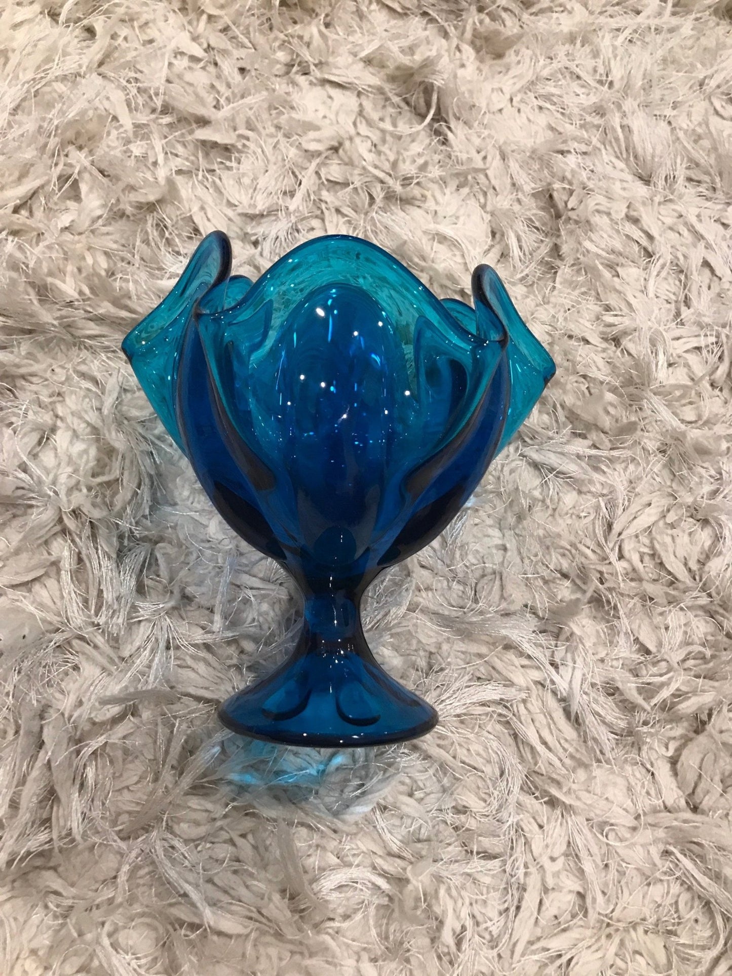 Vintage Atomic Blue Swung Vase - HLJ at HomeVintage Atomic Blue Swung VaseSwungHLJ at Home