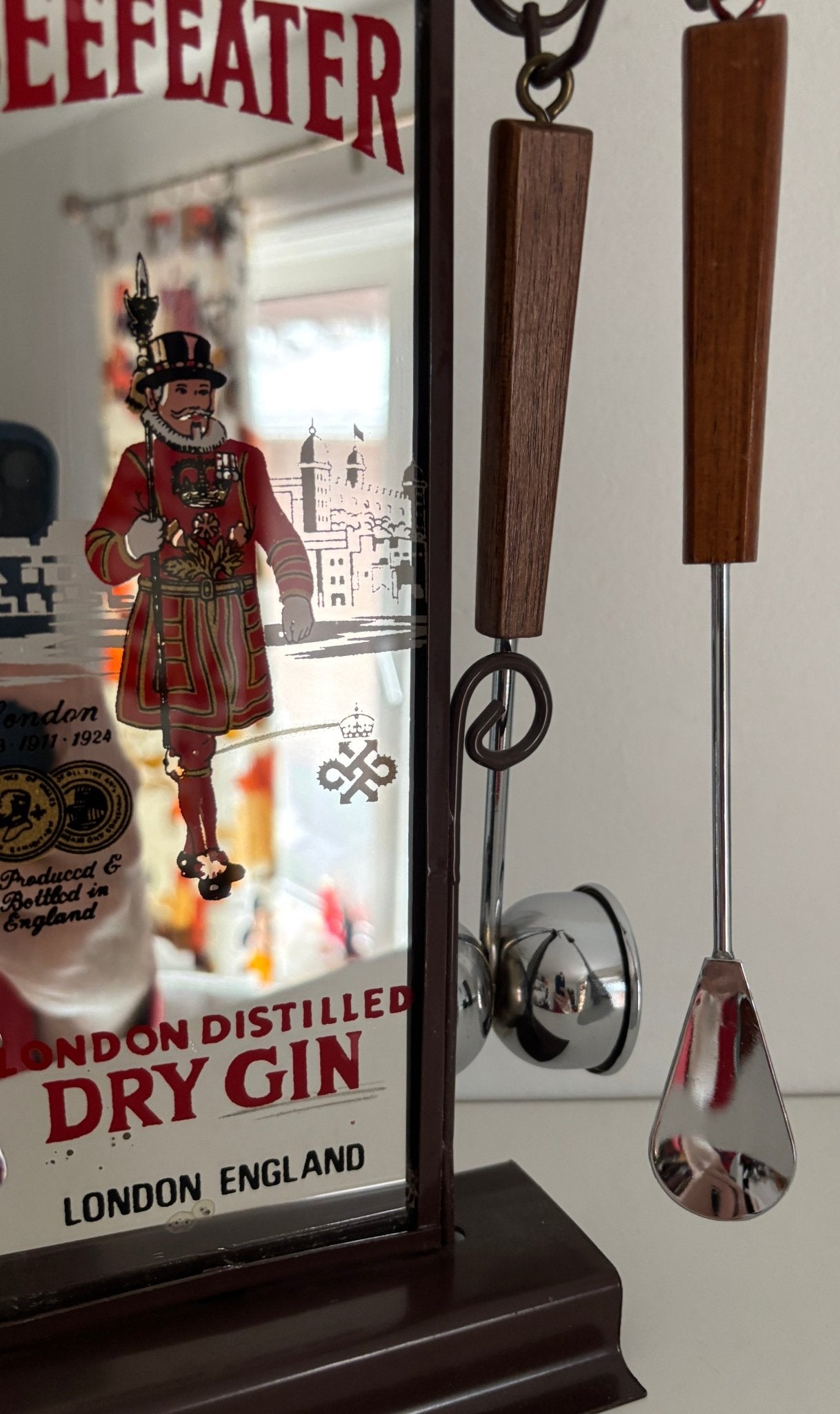 Vintage Beefeater Gin Utensil Holder
