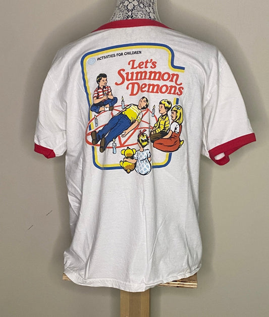 Vintage Black Matter Lets Summon Demons T Shirt