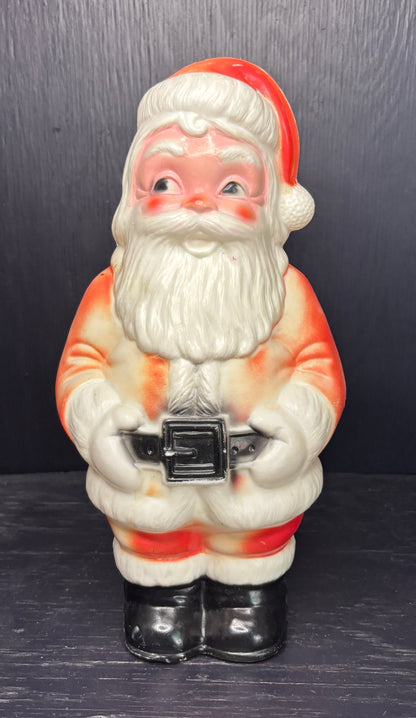 Blow Mold Santa Claus Piggy Bank