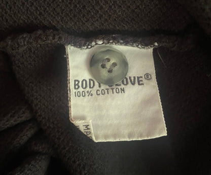 Vintage Body Glove Black Long Sleeve Graphic Shirt
