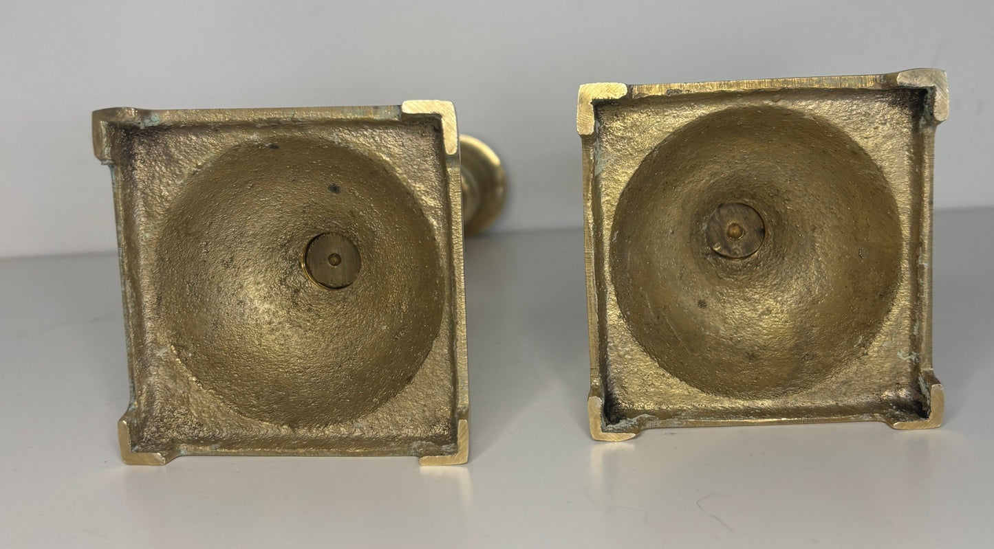 Vintage Brass Diamond Princess Candle Holders - HLJ at HomeVintage Brass Diamond Princess Candle HoldersPrincessHLJ at Home