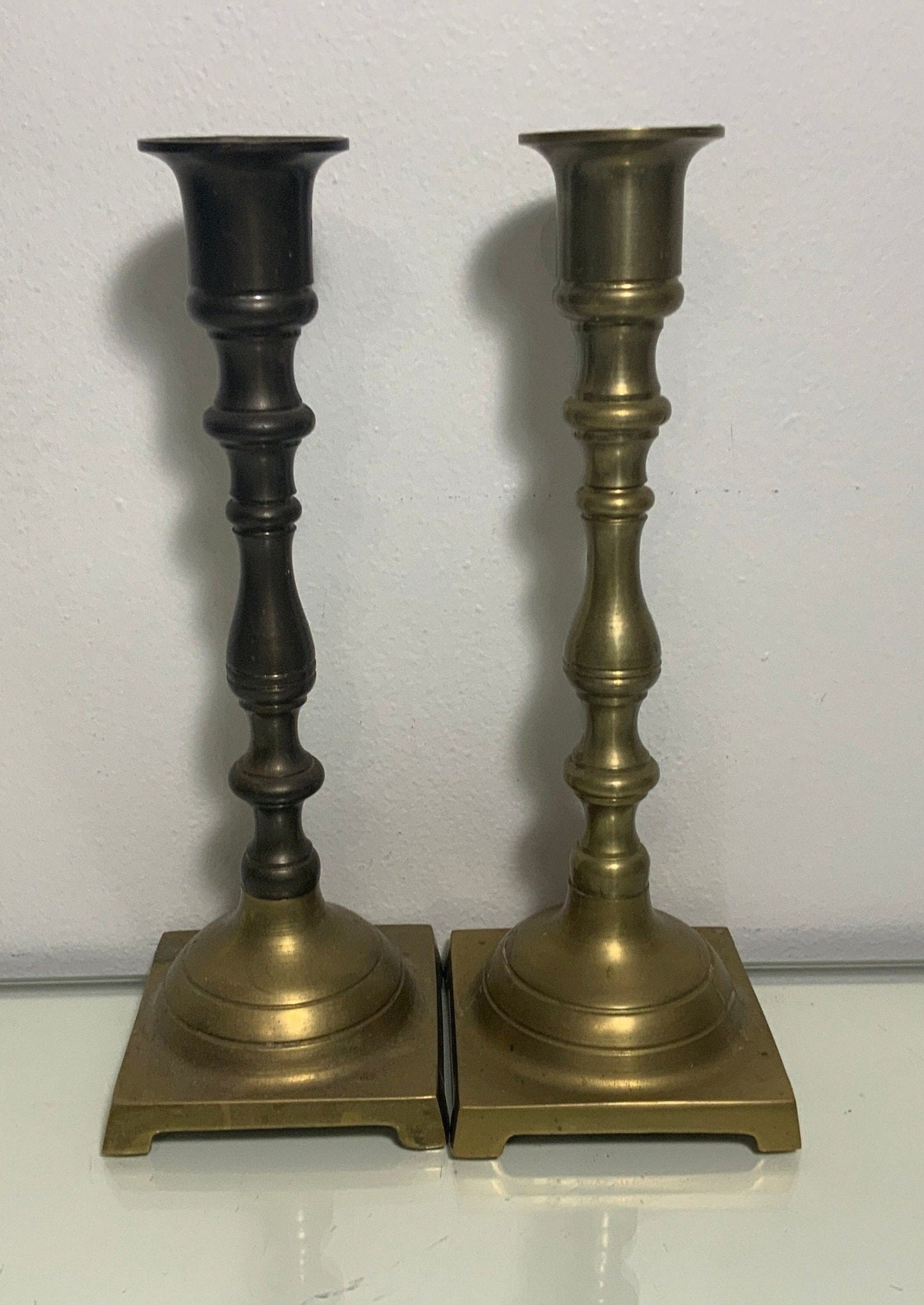 Vintage Brass Diamond Princess Candle Holders - HLJ at HomeVintage Brass Diamond Princess Candle HoldersPrincessHLJ at Home