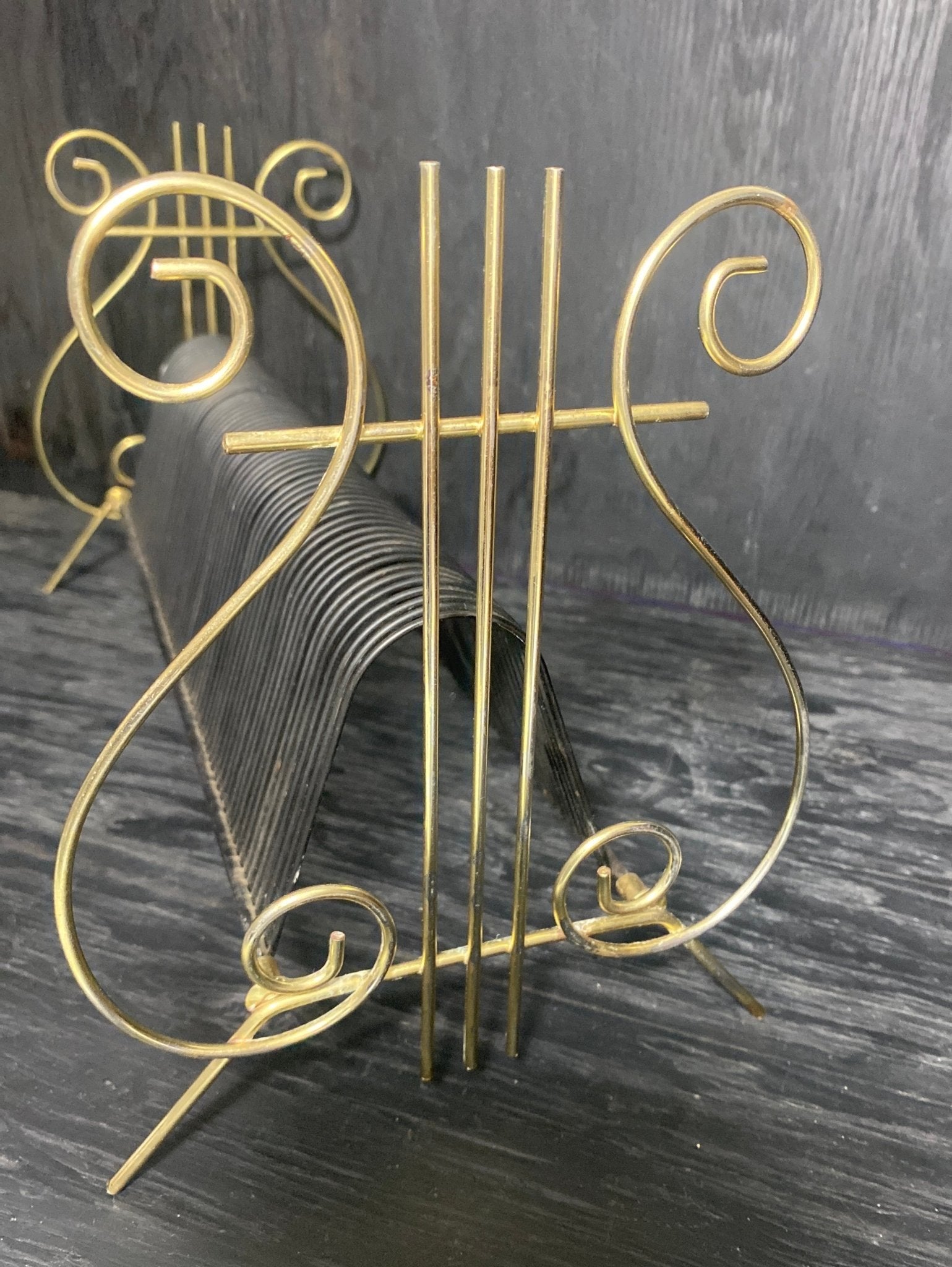 Vintage Brass Vinyl Record LP Holder