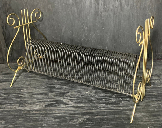 Vintage Brass Vinyl Record LP Holder