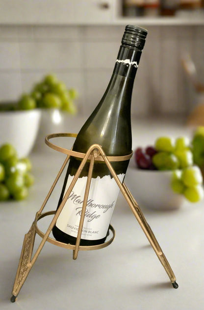 Vintage Brass Wine Tipper Bottle Swing