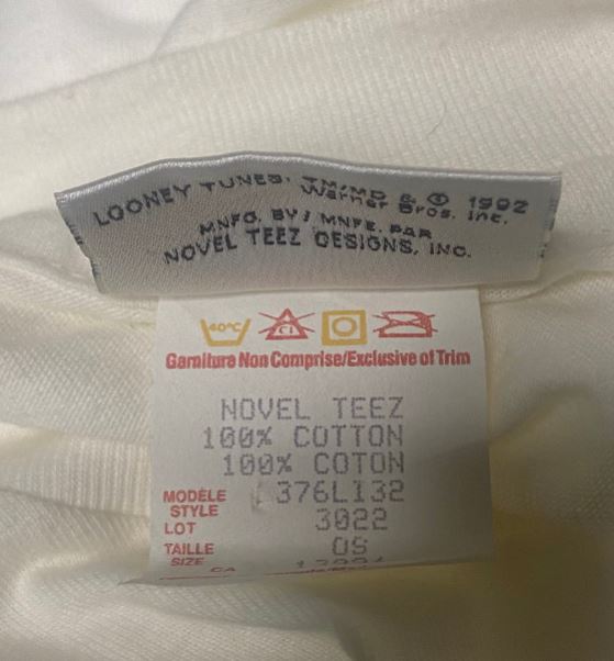 Vintage Bugs Bunny T Shirt